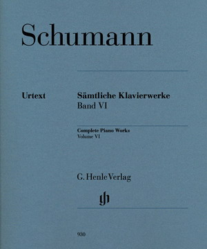 Robert Schumann 舒曼 钢琴作品全集VI卷 HN 930