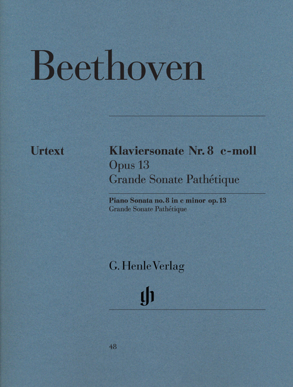 Beethoven 贝多芬 c 小调第八“ 悲怆” 钢琴奏鸣曲 op. 13  HN 48