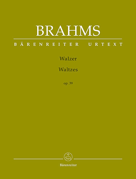 【原版乐谱】Brahms 勃拉姆斯 圆舞曲 OP 39 BA 9602