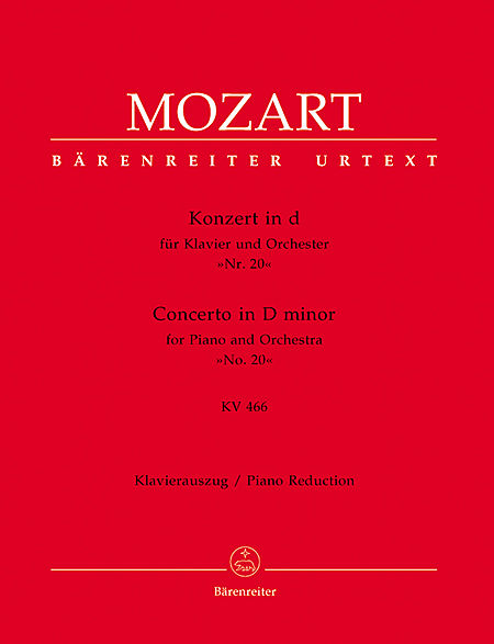 【原版乐谱】Mozart 莫扎特钢琴协奏曲K.466  BA 4873-90