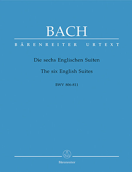 【原版乐谱】Bach 巴赫六首英国组曲BWV806-811  BA 5165