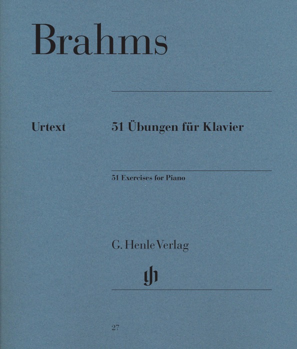 【原版】Brahms 勃拉姆斯 51首钢琴练习曲 HN 27