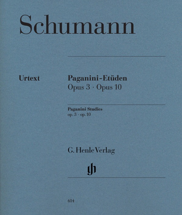 【原版】Schumann 舒曼 帕格尼尼练习曲 op. 10,  3  HN 614