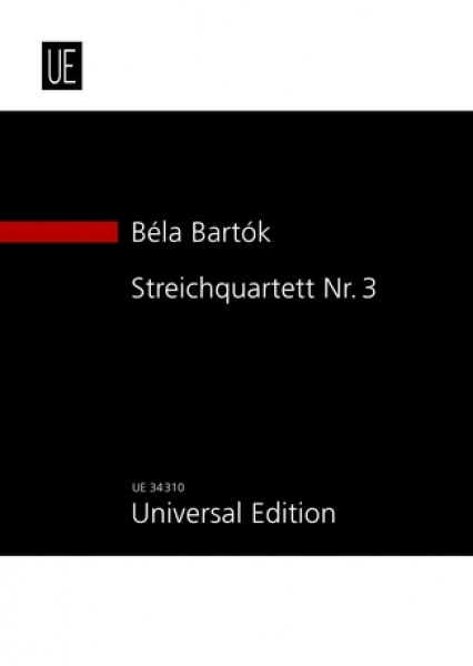 【原版】Bartók Béla 巴托克 弦乐四重奏 NO 3 UE34310