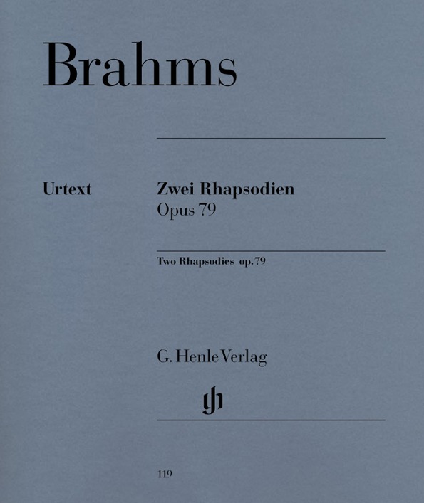 【原版乐谱】Brahms 勃拉姆斯 两首狂想曲 op. 79 HN 1251