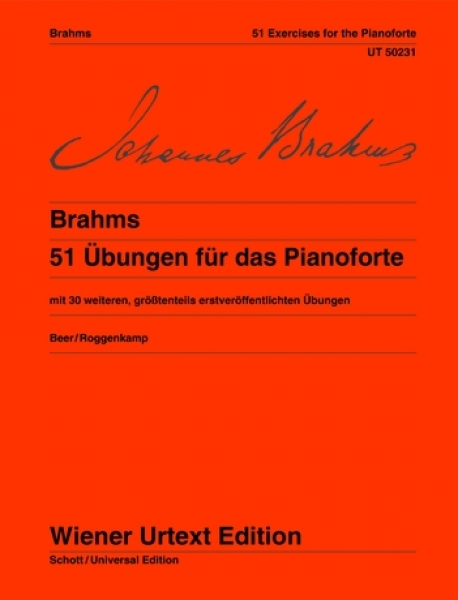 【原版乐谱】勃拉姆斯 51首练习曲 UT50231