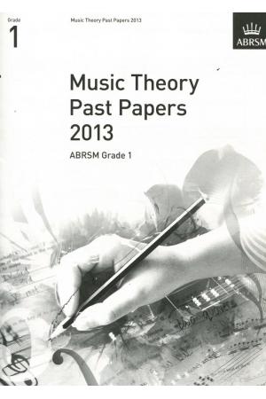 英皇考级：Music Theory Past Papers 2013 G1 2013年乐理真题1级（英文版）