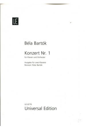 Bartok 巴托克 第一钢琴协奏曲（为双钢琴改编版）UE 8779