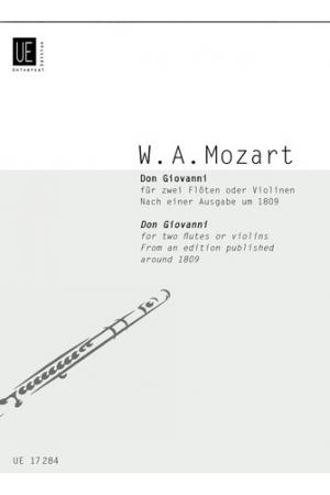 Mozart 莫扎特 “唐乔望尼”选曲--为双长笛或小提琴演奏而作 UE17284