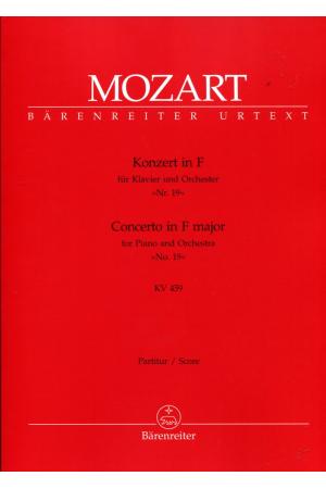 莫扎特 F大调钢琴协奏曲 KV459 乐队总谱 原版乐谱 BA 5386