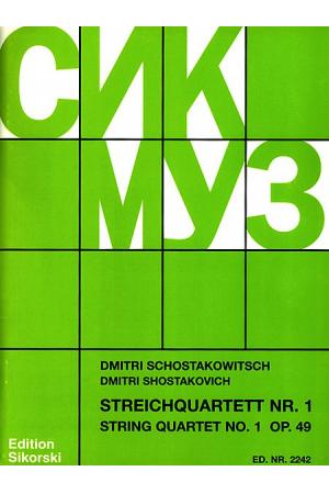 Shostakovich 肖斯塔科维奇 C大调，OP.49 (分谱）SIK2242