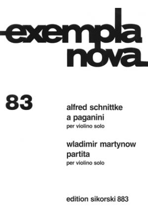 施尼德科 /玛尔替诺夫 帕格尼尼/组曲--为小提琴而作 SIK883