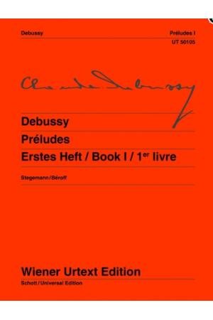 Claude Debussy 德彪西 钢琴前奏曲（第一集）UT50105