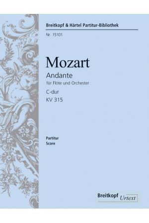 Mozart 莫扎特 行板--为长笛而作 C大调 K. 315（总谱）PB 15104