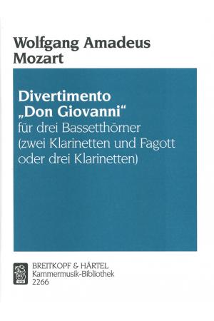 莫扎特：嬉游曲“唐乔瓦尼”3支狩猎圆号演奏或（2支单簧管和1支大管，3支单簧管） KM 2266