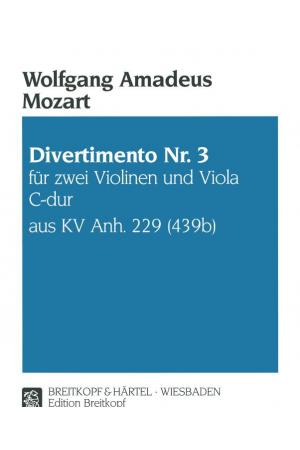 莫扎特：5首嬉游曲 No. 3 --3支狩猎圆号演奏或（2支单簧管和1支大管，3支单簧管）KM 2243