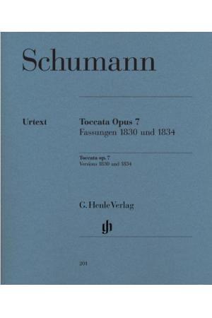 Schumann 舒曼 托卡塔op. 7 (1830年和1834年版本；附带早期版本的第一版) HN 201