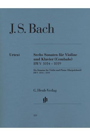 Bach J.S.巴赫 六首小提琴与钢琴(羽管键琴)奏鸣曲BWV 1014 - 1019 HN 223