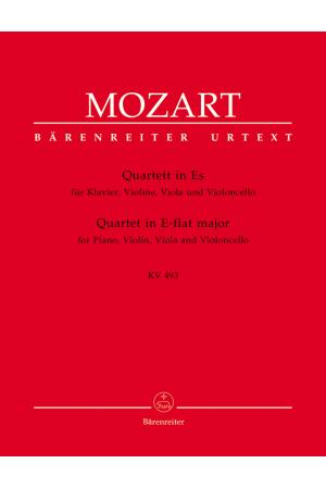 Mozart 莫扎特 降E 大调钢琴四重奏 K. 493 BA 4729