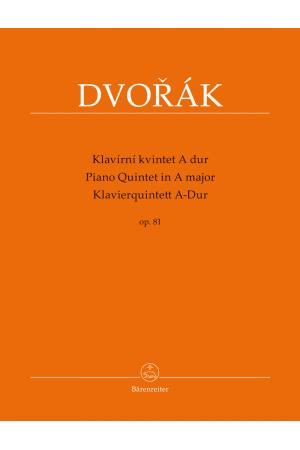 Dvorák 德沃夏克 A大调钢琴五重奏 op. 81 BA 9573