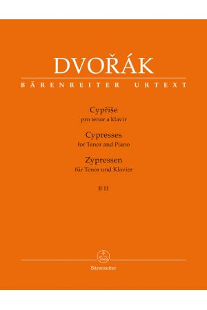 Dvorák 德沃夏克 《柏树》--为高音和钢琴而作（捷克文）BA 9569