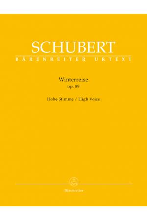 Schubert 舒伯特 冬之旅op. 89 高音用 BA 9118