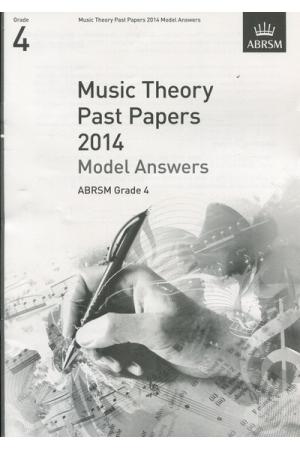 英皇考级：Music Theory Past Papers 2014 Model Answers 2014年乐理真题答案4级