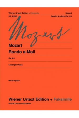 Mozart 莫扎特：a小调钢琴回旋曲 KV 511  UT51023