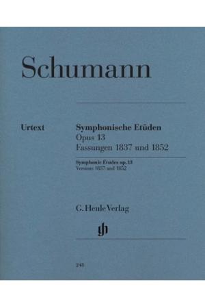 舒曼 交响练习曲 o p. 13 Symphonic Etudes op. 13, HN 248
