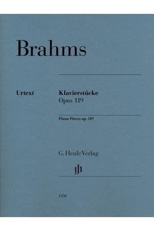 【原版】Brahms 勃拉姆斯 钢琴小品集 op. 119,1-4  HN 1250