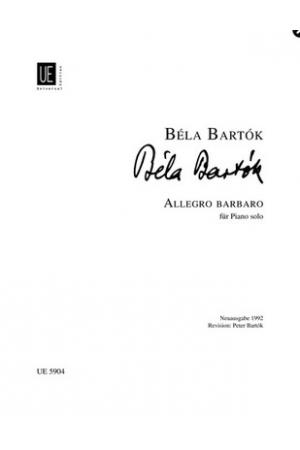 【原版】Béla Bartók 巴托克 粗野的快板--为钢琴而作 UE5904