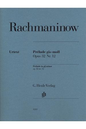 Rachmaninoff 拉赫玛尼诺夫 钢琴前奏曲 作品32之12  HN 1213