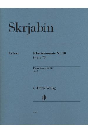 Scriabin 斯克里亚宾 第十钢琴奏鸣曲 OP 70 HN 856