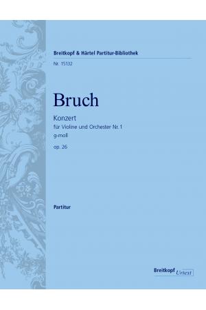 Max Bruch 布鲁赫 g小调小提琴协奏曲 OP 26（总谱）PB 15132