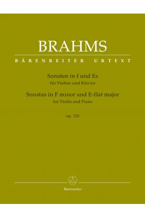 Brahms 勃拉姆斯 根据 OP 120 改编的小提琴奏鸣曲 BA 10911 