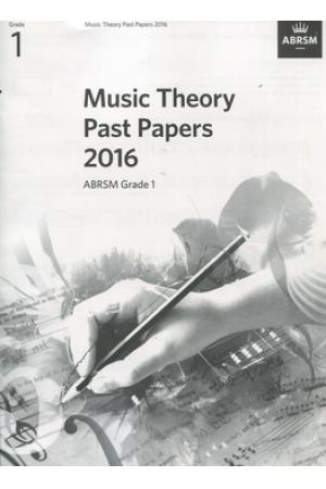 英皇考级： Music Theory Past Papers 2016年乐理真题1级