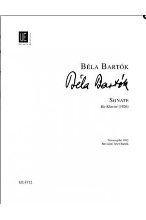 【原版】Béla Bartók 巴托克 钢琴奏鸣曲 UE8772