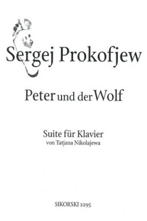 Prokofiev 普罗科菲耶夫 彼得与狼--钢琴组曲 SIK2295 