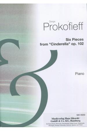 Prokofiev 普罗科菲耶夫 六首钢琴作品（选自灰姑娘）SIK6930