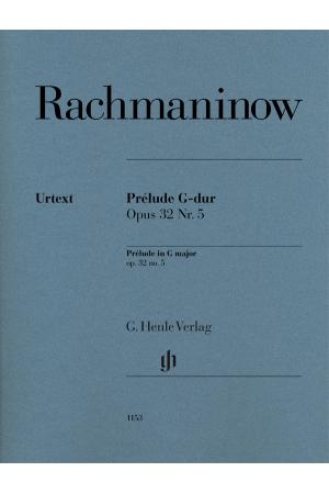 Rachmaninoff 拉赫玛尼诺夫 钢琴前奏曲 op. 32 no. 5 HN 1153