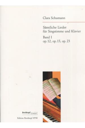 Clara Wieck-schumann 克拉拉 舒曼 艺术歌曲全集（1） EB 8558