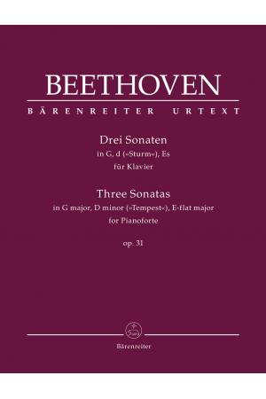 Beethoven 贝多芬 三首钢琴奏鸣曲 op.31 BA 11805