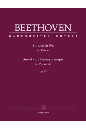 Beethoven 贝多芬 升F大调钢琴奏鸣曲 op.78 BA 11807