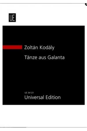 Zoltán Kodály 柯达伊 加拉太舞曲（总谱）UE34121