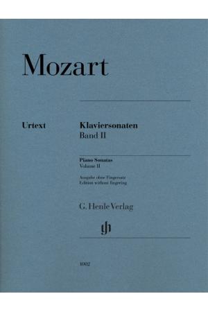  MOZART 莫扎特 钢琴奏鸣曲 卷II（无指法标注）HN 1002 