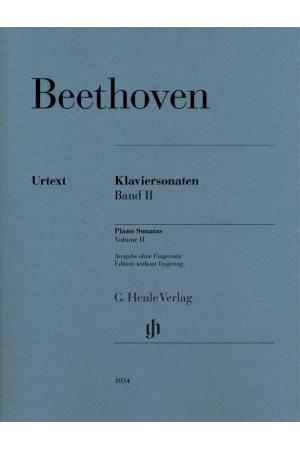  BEETHOVEN 贝多芬 钢琴奏鸣曲 卷二（无指法标注）HN 1034