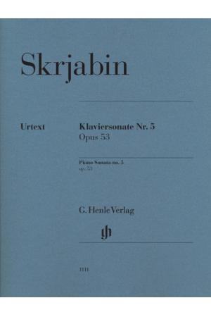 SKRJABIN 斯克里亚宾 第五钢琴奏鸣曲 op. 53 HN 1111