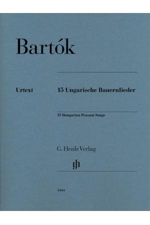 BARTOK 巴托克 15首匈牙利乡间歌曲--为钢琴而作 HN 1404