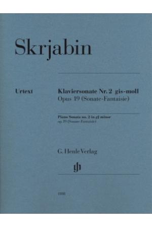 斯克里亚宾 升g小调第二钢琴奏鸣曲 op. 19 HN 1108