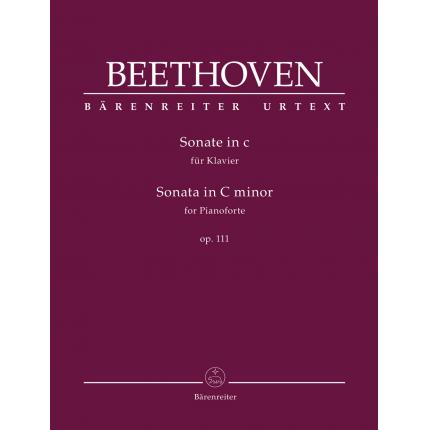 Beethoven 贝多芬 c小调钢琴奏鸣曲 op. 111 BA 11813